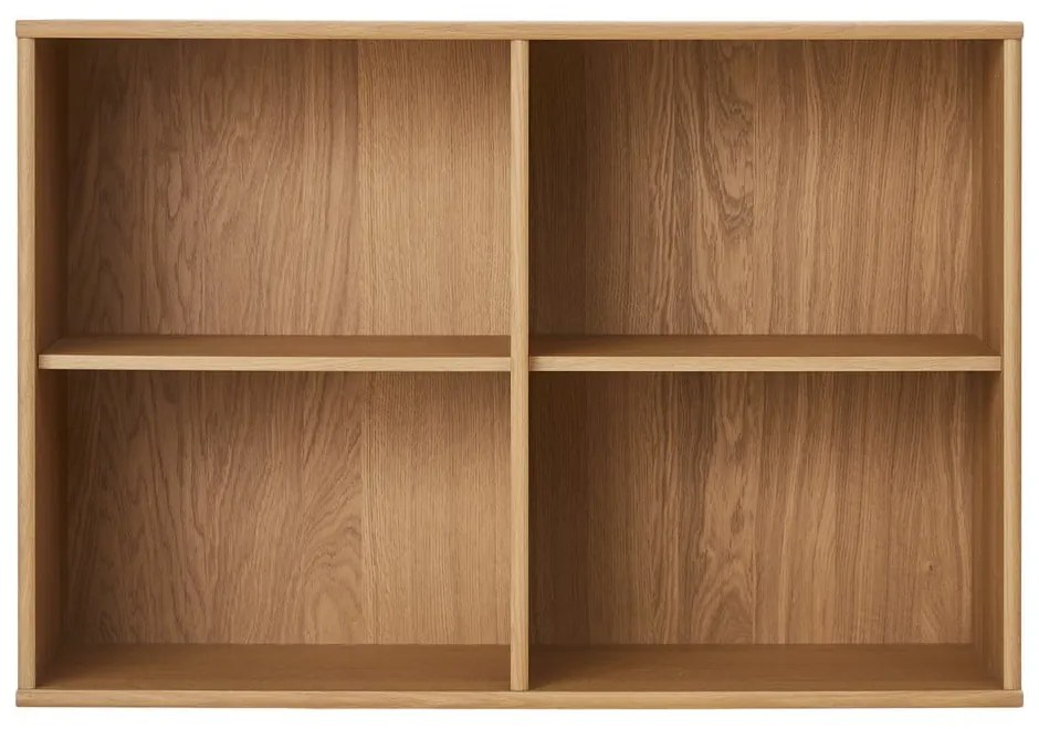 Bibliotecă în culoare naturală cu aspect de lemn de stejar suspendată 89x61 cm Mistral – Hammel Furniture