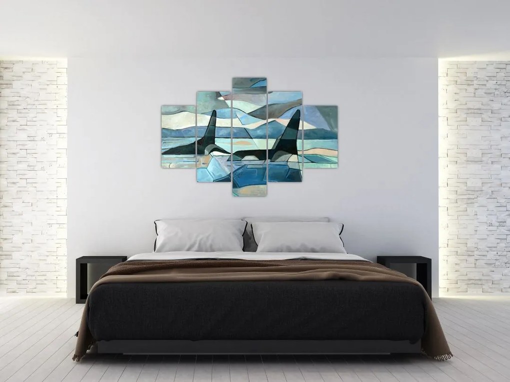 Tablou - Balene (150x105 cm)