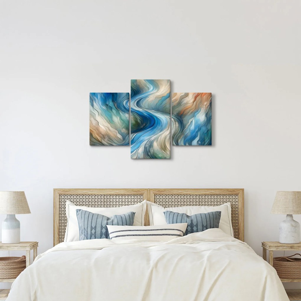 Tablou - Curent abstract (90x60 cm)
