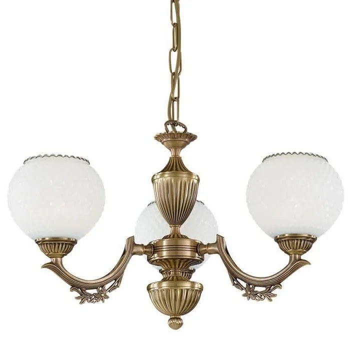 Candelabru din alama cu 3 brate design italian 8650