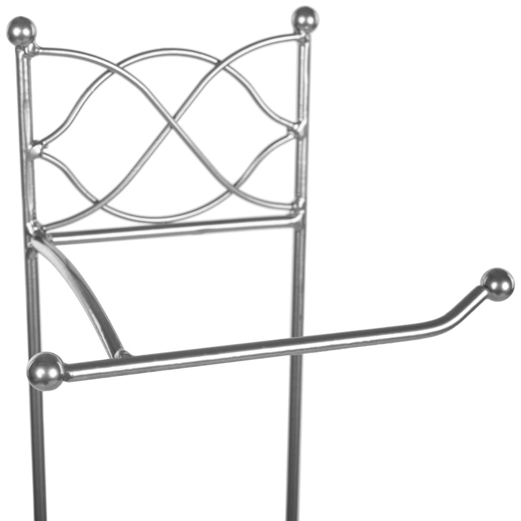 Suport hârtie igienică, metal/argintiu, BRIZO