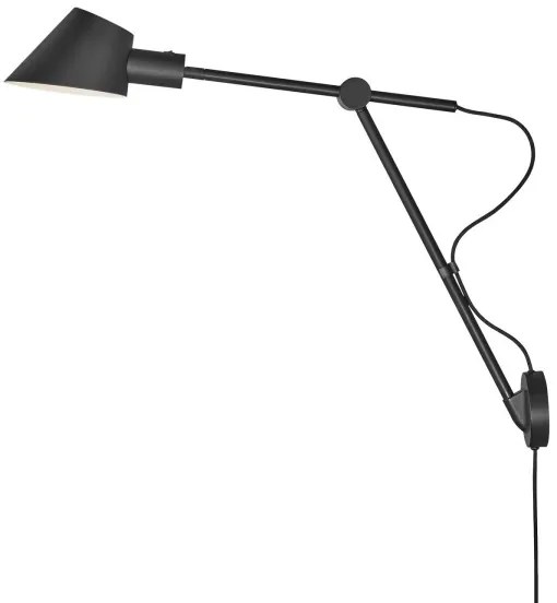 DFTP by Nordlux - Lampă de perete STAY 1xE27/60W/230V, neagră