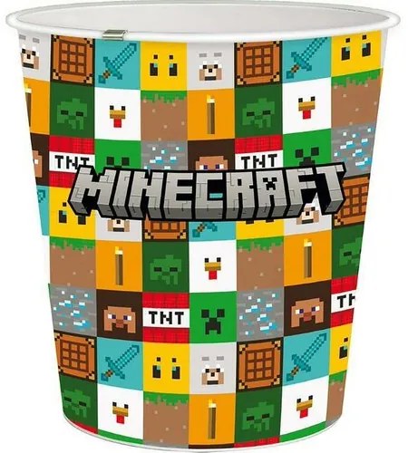 Stor Coș de gunoi Minecraft 5 l, diametru 21 cm