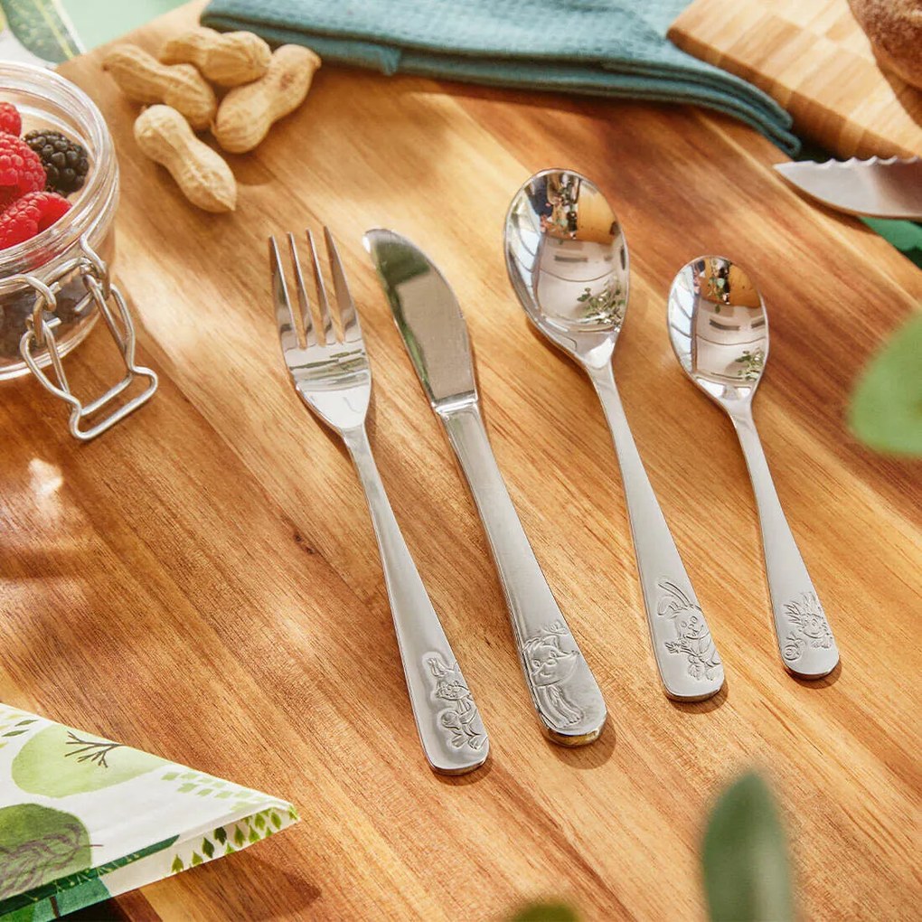 Amefa Set de 4 tacâmuri pentru copii Forest Friends