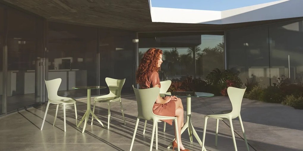 Set de 4 scaune de exterior / interior design modern premium Love 65042