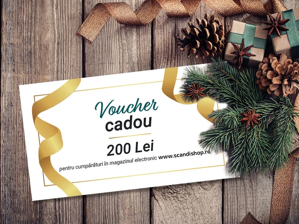 Voucher cadou pentru 200 Lei Formular cupon: Electronic