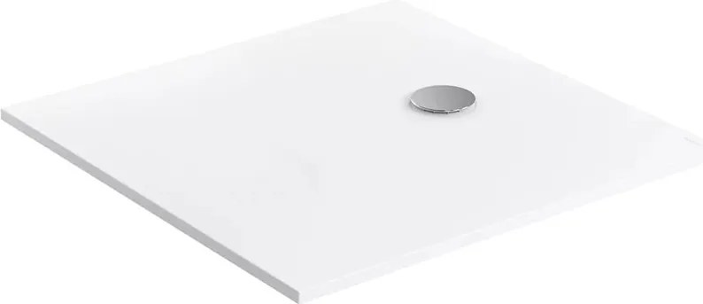 Cadita de dus compozit Omnires AquaPure M+ patrata alb mat 90x90 cm