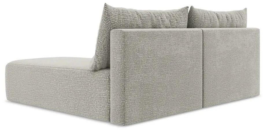 Colțar gri deschis extensibil/cu spațiu de depozitare (cu colț pe partea dreaptă) Kalena – Makamii