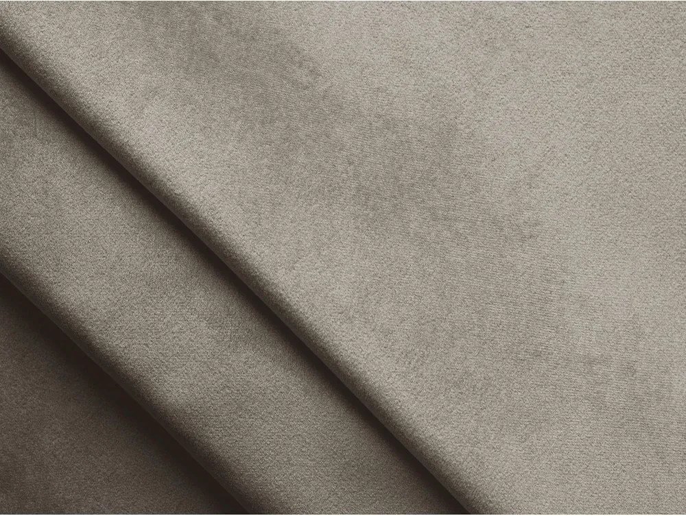 Pat matrimonial taupe tapițat cu spațiu de depozitare cu somieră 160x200 cm Lemi – Makamii