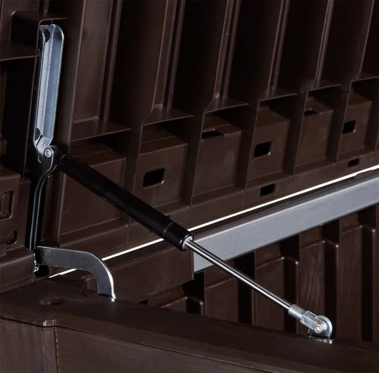 Cutie de grădină maro ROCKWOOD 570 L