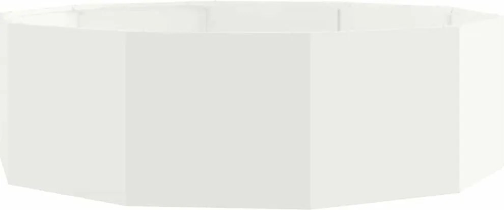 vidaXL Jardinieră Alb 120 x 120 x 35 cm Oțel
