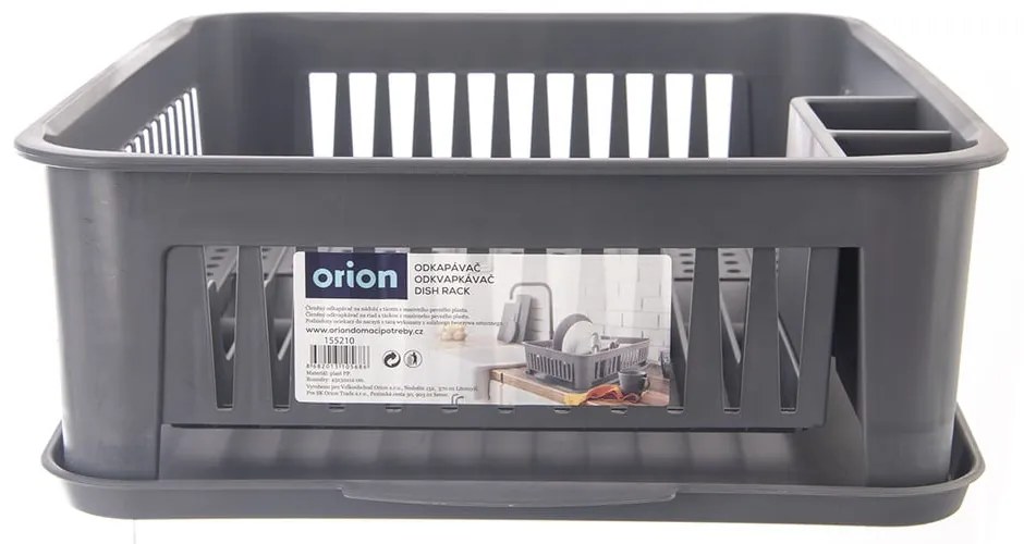 Scurgător de vase gri din plastic – Orion