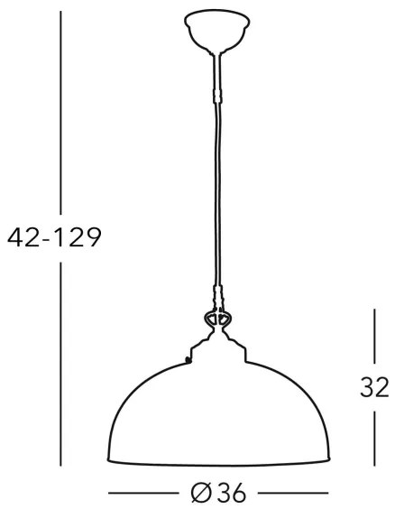 Lustră pe cablu NONNA 1xE27/75W/230V verde Kolarz 731.32.22