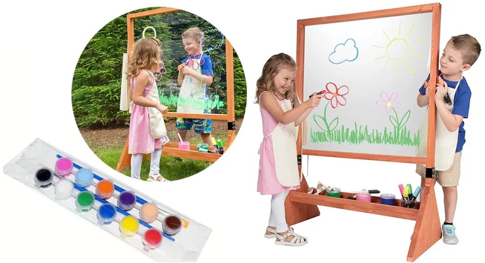 Tabla de desen plexiglas cu doua fete, pentru exterior si interior
