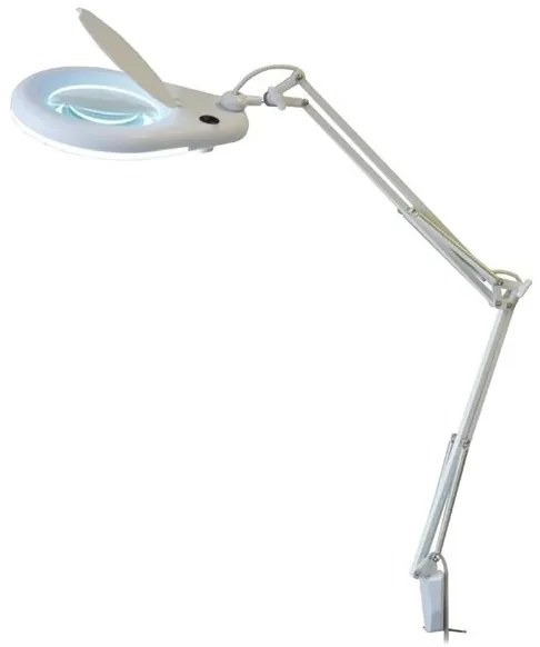 Lampă LED de masă cu lupă LED/9W/230V albă/crom
