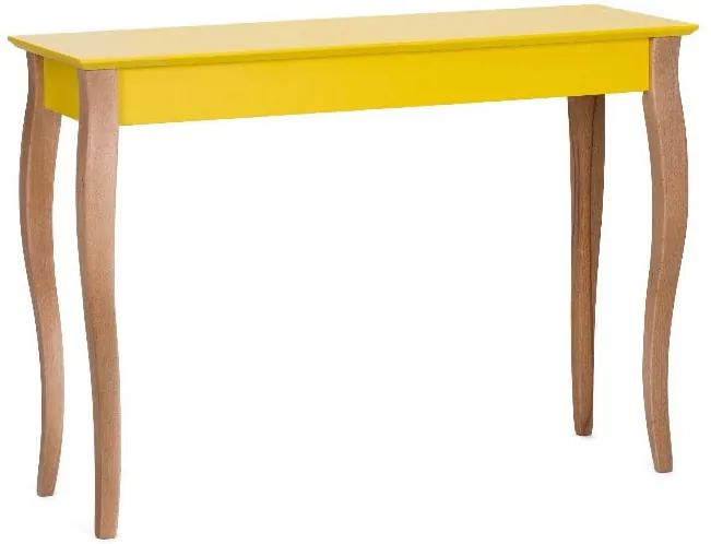 Masă tip consolă Ragaba Dressing Table 105 x 74 cm, galben