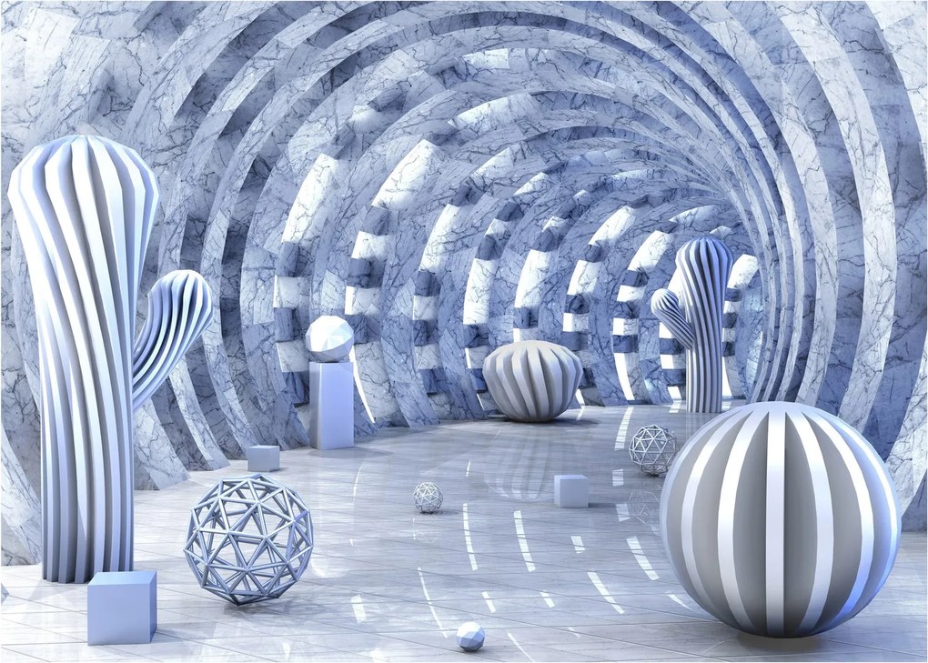 Tablou pe sticlă - 3D Abstract (70x50 cm)