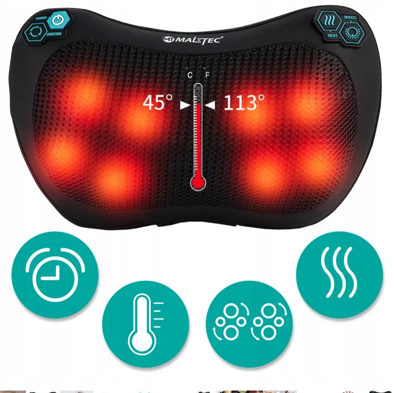 Pernă de masaj MALTEC ULTRACOMFY 30W-01