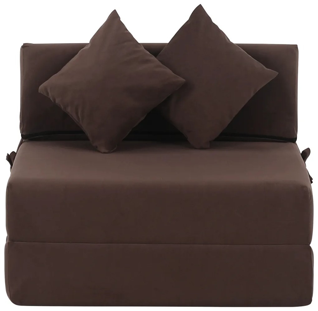 Scaun pliant/saltea PELOS, maro
