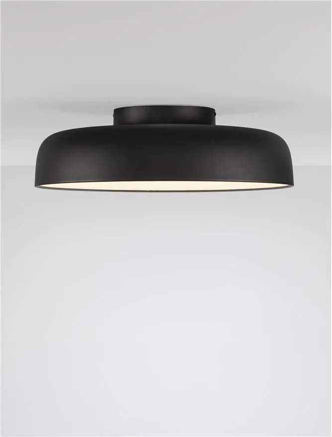 Plafoniera LED stil modern 3000K NOELIA negru 50cm