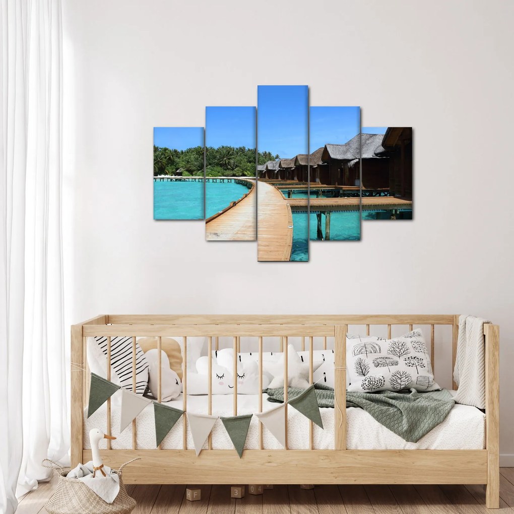 Tablou cu Maledive (150x105 cm)