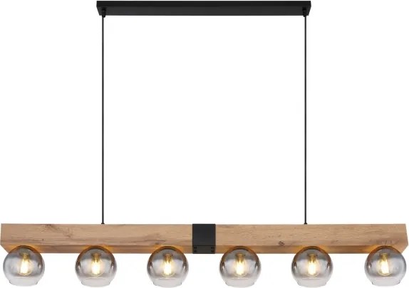 Globo 15656-6H - Candelabru suspendat pe cablu MOITAS 6xE27/40W/230V