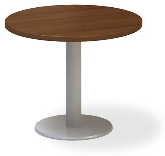 Masa de intalnire ProOffice, diametru 70 cm, nuc