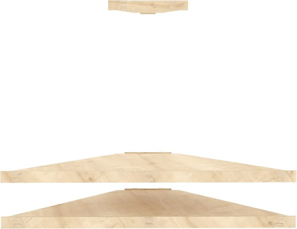 Comoda TV, Hanah Home, Mensi, 120x5x49 cm, Stejar