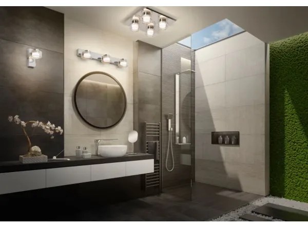 Aplică LED pentru baie Ledvance ORBIS FLAME 2xLED/5,5W/230V IP44 crom