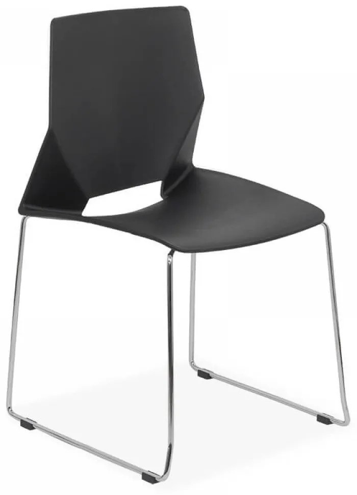 Scaun vizitatori HRC 627 negru