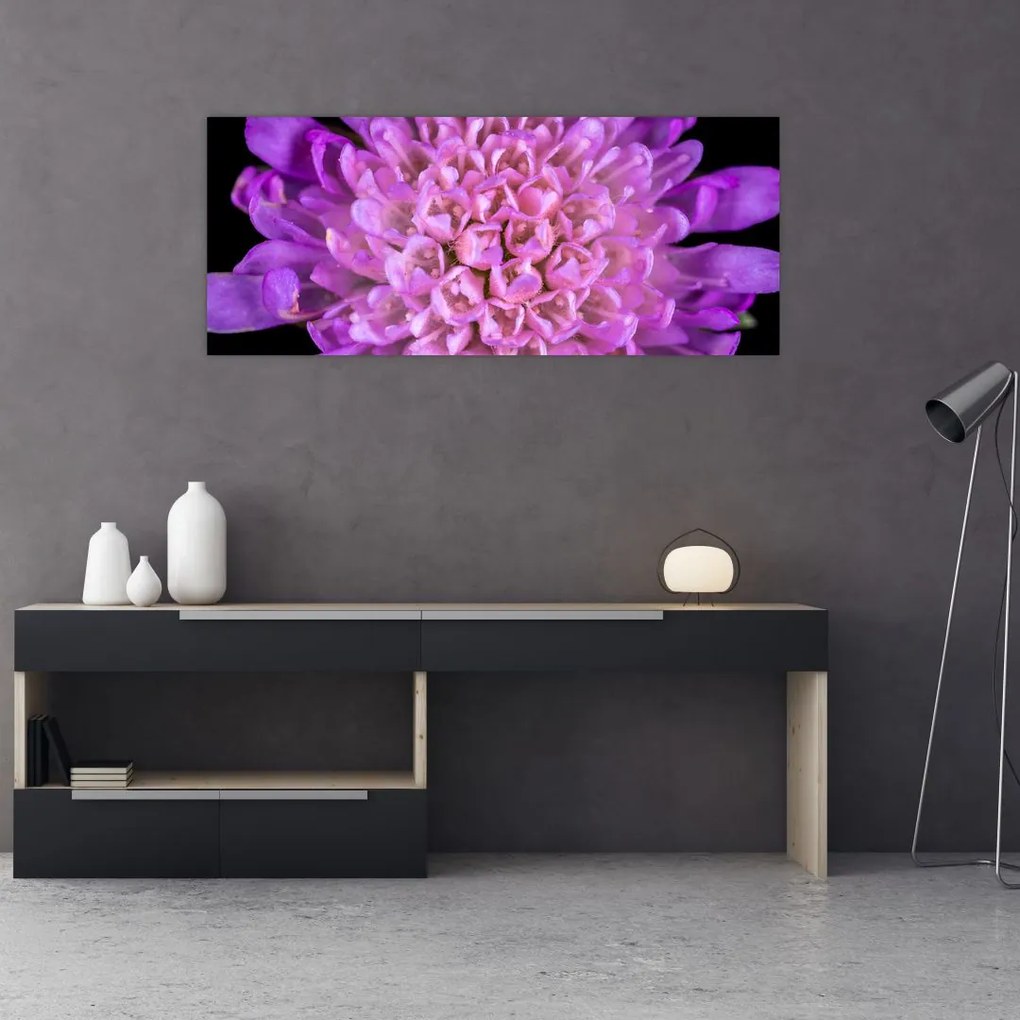 Tablou detailat cu floare (120x50 cm)