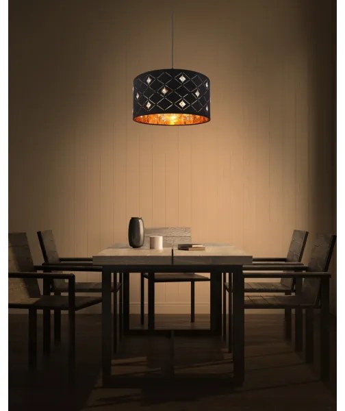 Lustră pe cablu Globo 15448H ABBEY 1xE27/60W/230V