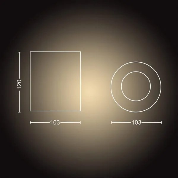 Spot LED dimabil Philips Hue PILLAR 1xGU10/4,2W/230V alb