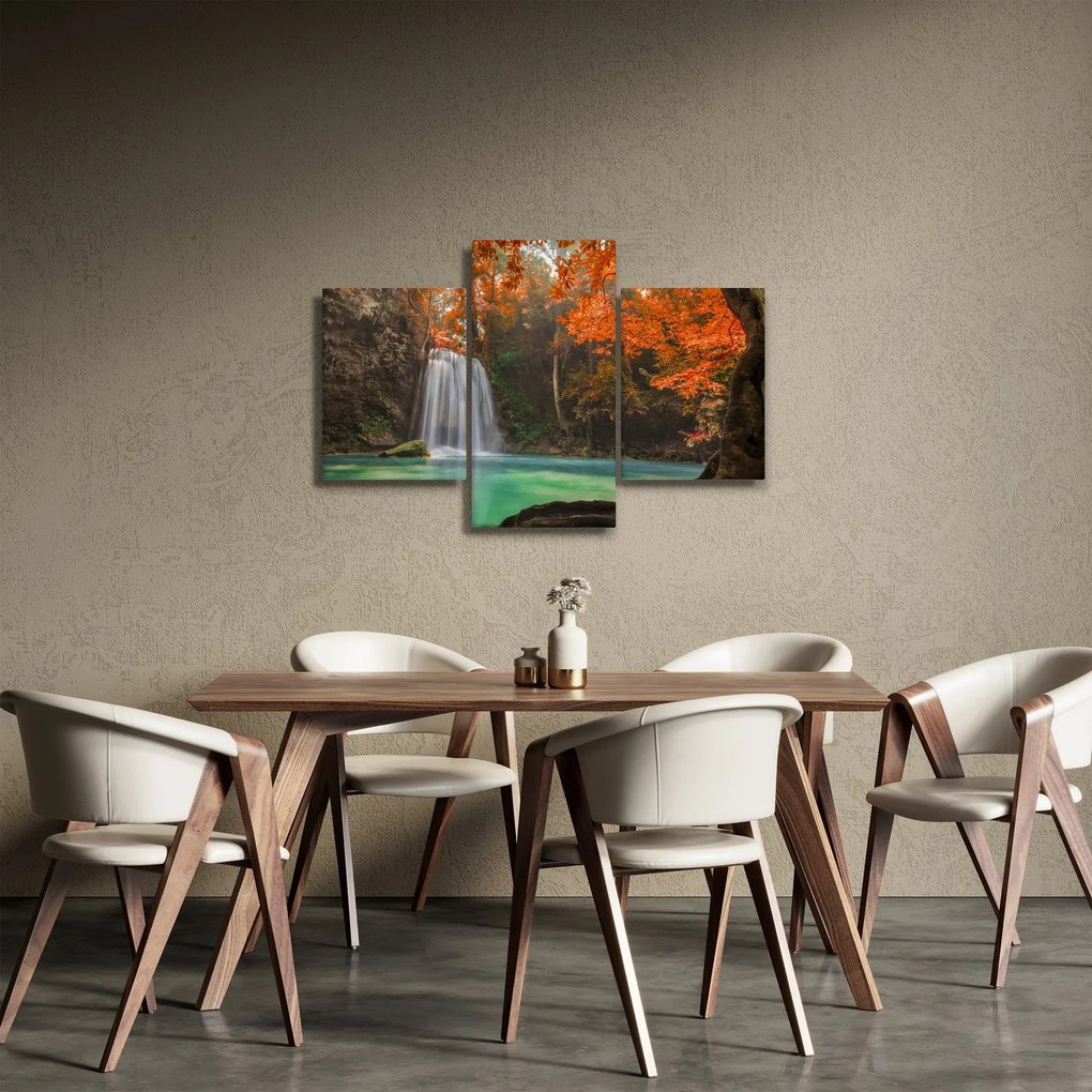 Tablou - Cascadă în Thailanda (90x60 cm)