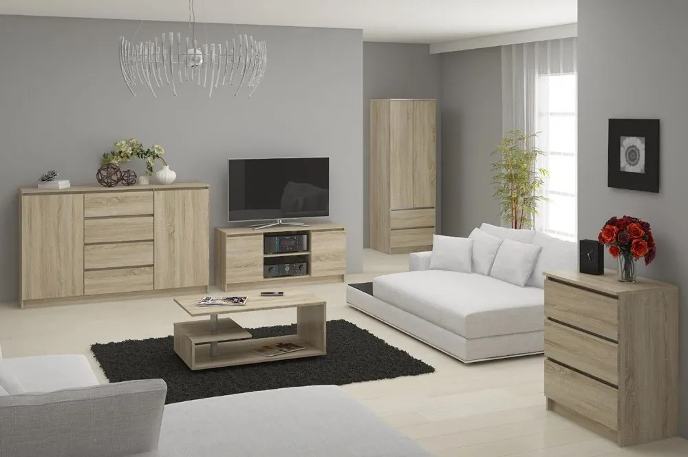 Comodă Kapil III (stejar sonoma). 1068953
