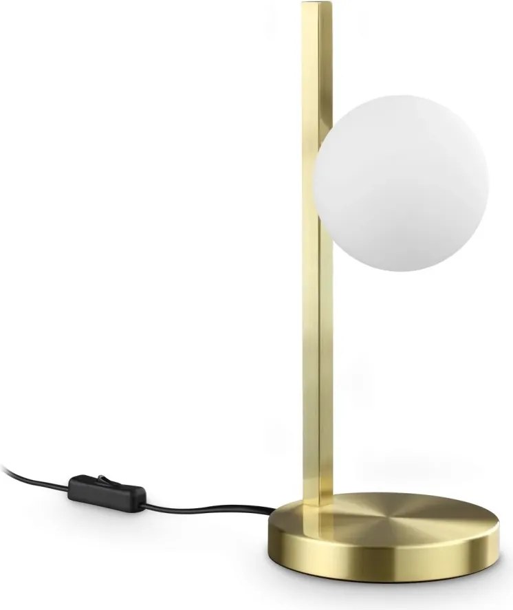 Veioza/Lampa de masa stil minimalist BINOMIO TL1 OTTONE