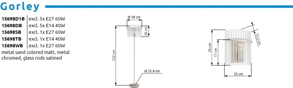 Lampa de masa design decorativ GORLEY