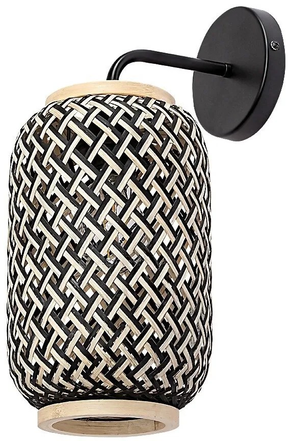 Aplica de perete design industrial Adalla rattan