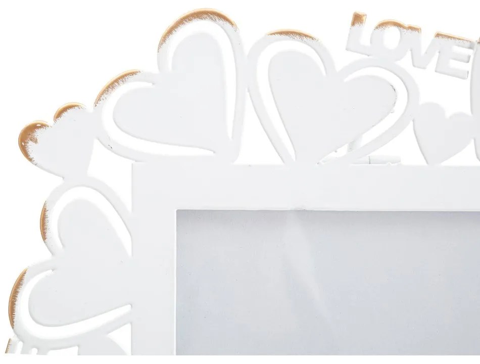 Ramă foto metalică Mauro Ferretti, 25 x 27,7 cm, alb