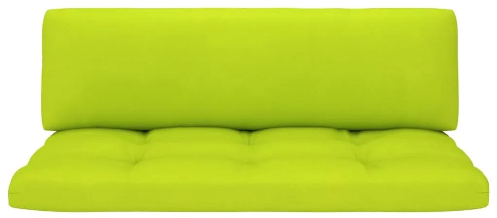 Canapea de mijloc din paleti de gradina, gri, lemn pin tratat verde aprins, canapea de mijloc, Gri, 1