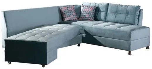 Coltar extensibil Modena cu lada de depozitare,blue