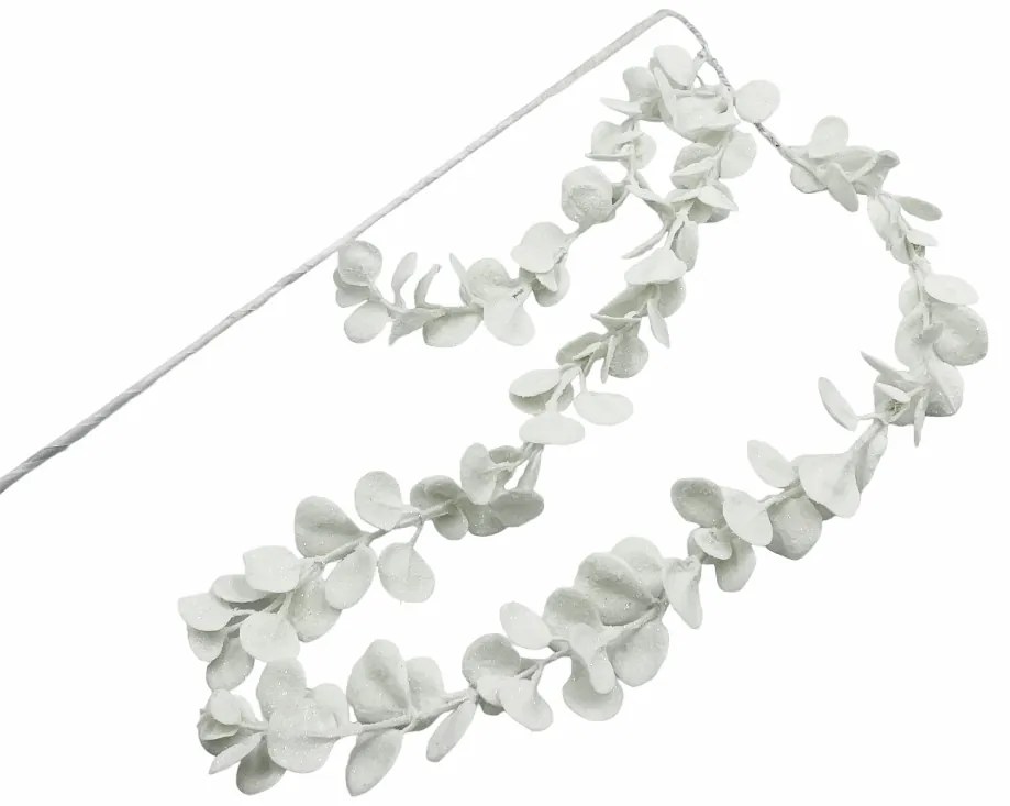 Ghirlanda decorativa BEAUTY, Alb, 45cm