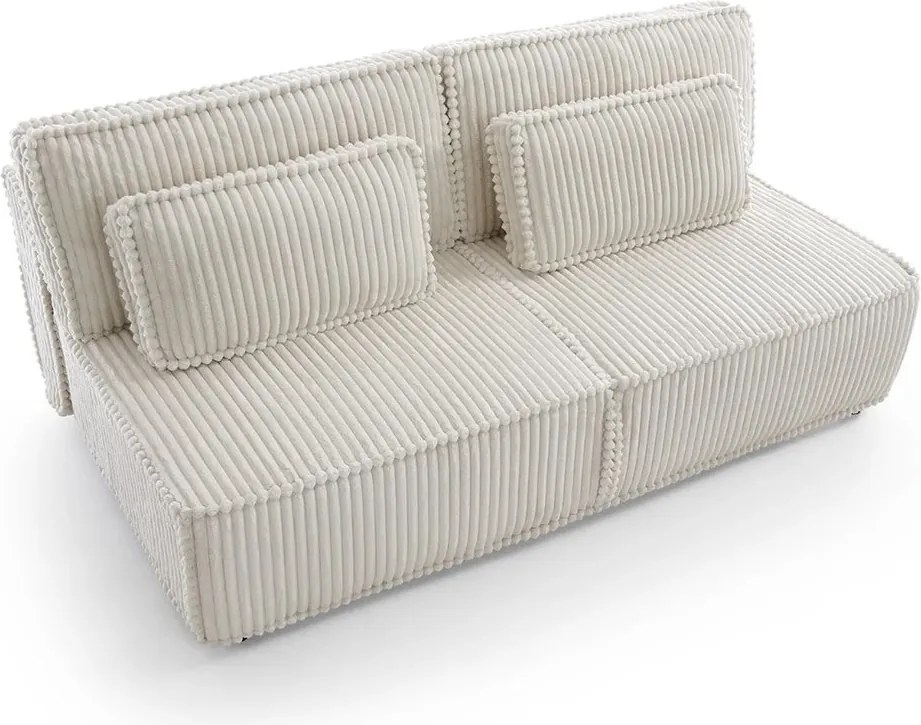 Canapea lemn masiv Komma, 200 × 112 × 86 cm