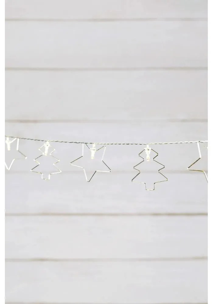 Ghirlandă luminoasă număr becuri 10 buc. lungime 160 cm cu model de Crăciun Tri – Markslöjd