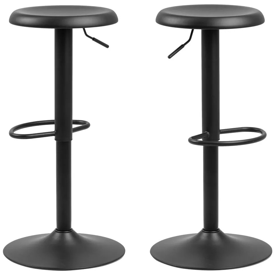 Scaun de bar negru 80 cm Finch – Actona