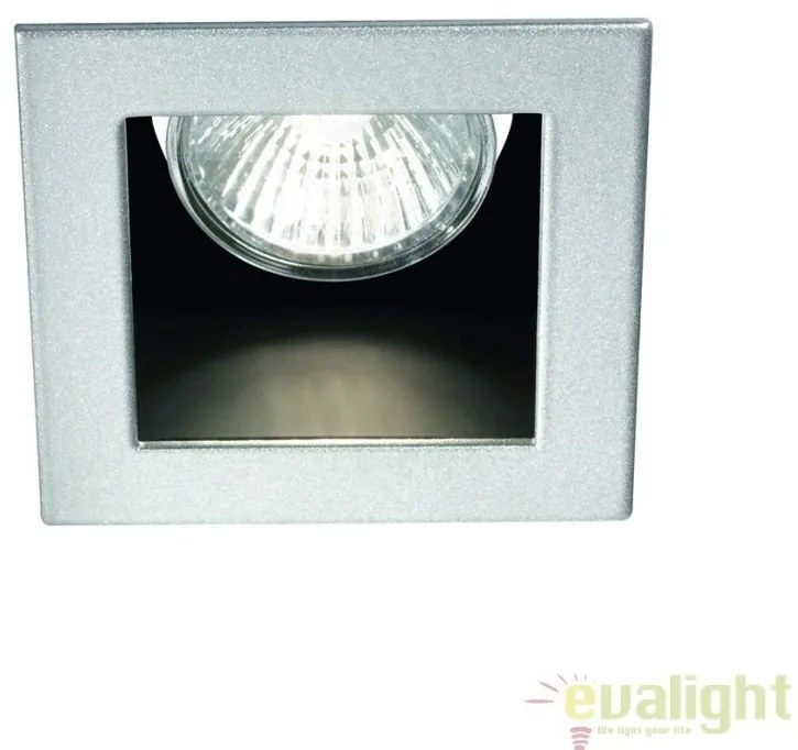 Spot incastrabil pt. tavan fals 9x9cm, FUNKY FI1 ALLUMINIO 083223