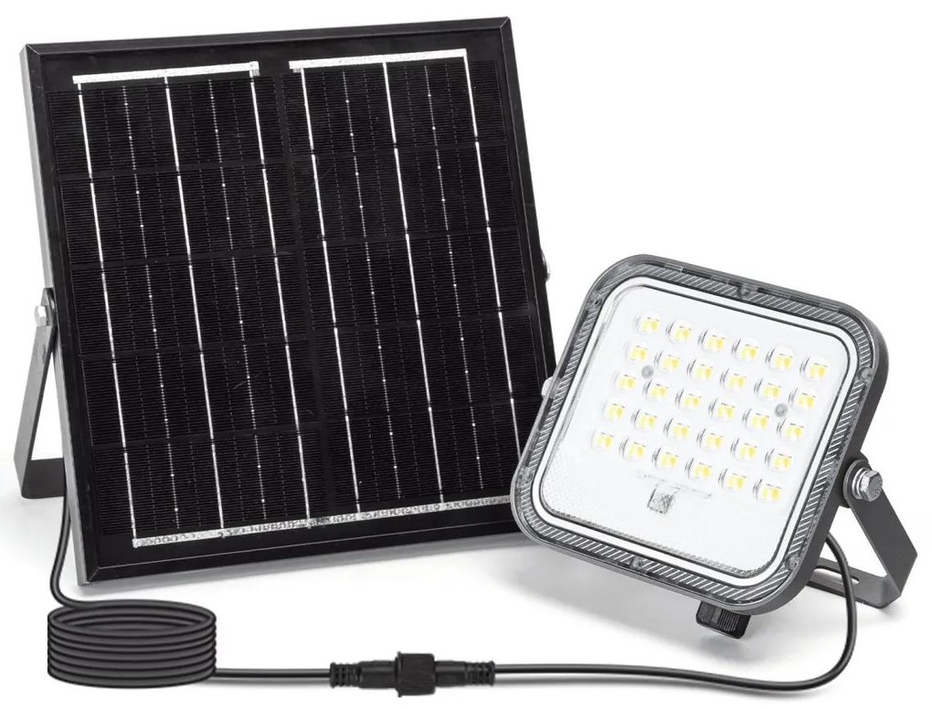 Aigostar - Proiector solar LED reglabil LED/50W/3,4V IP66 + telecomandă