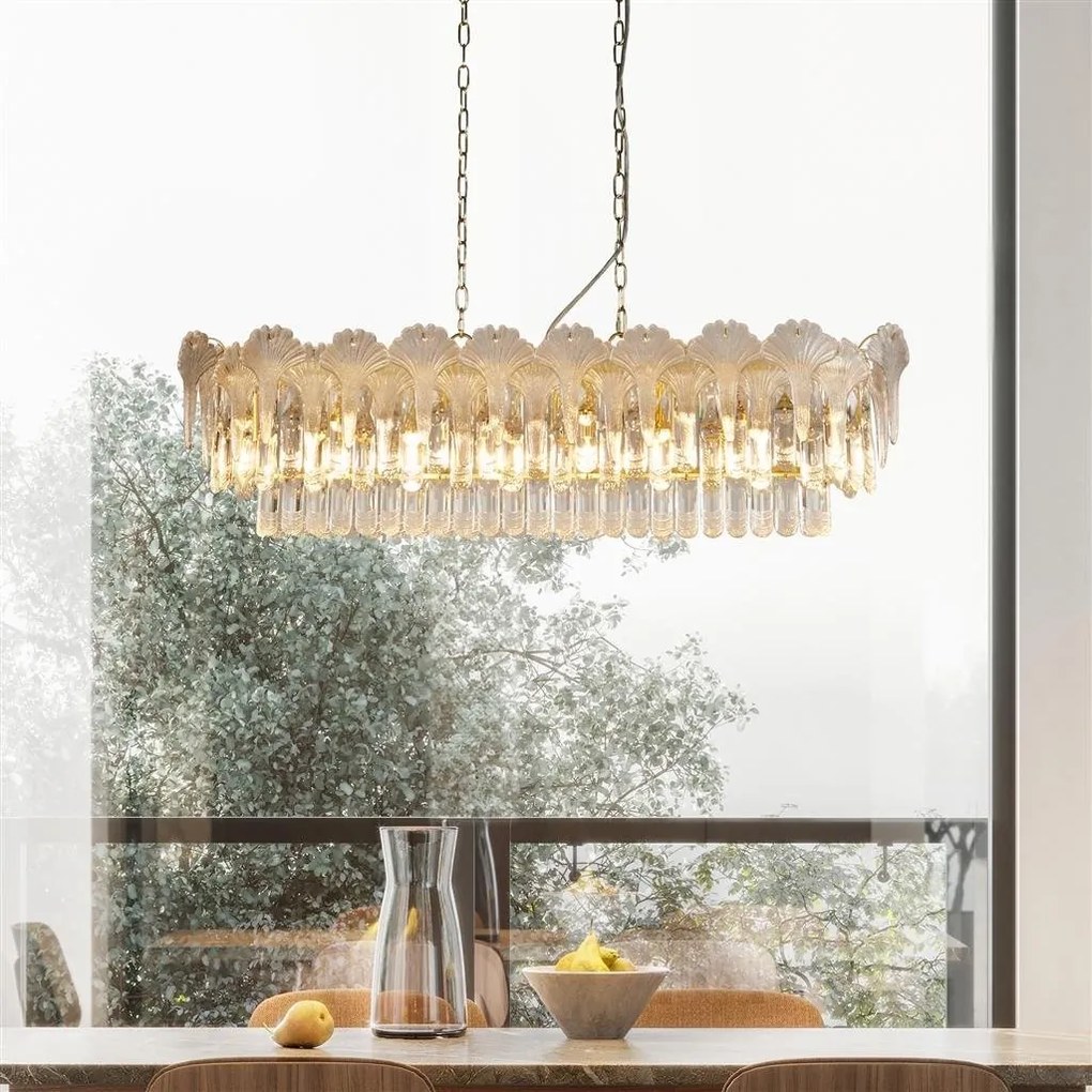 Candelabru oval cristal design lux decorativ Belle 8L