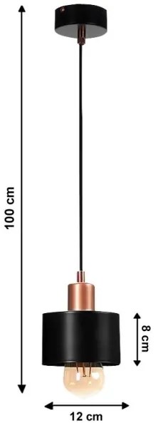 Lustră pe cablu BODO 1xE27/60W/230V