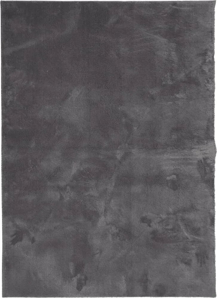 vidaXL Covor HUARTE, fir scurt, moale și lavabil, antracit, 160x230 cm